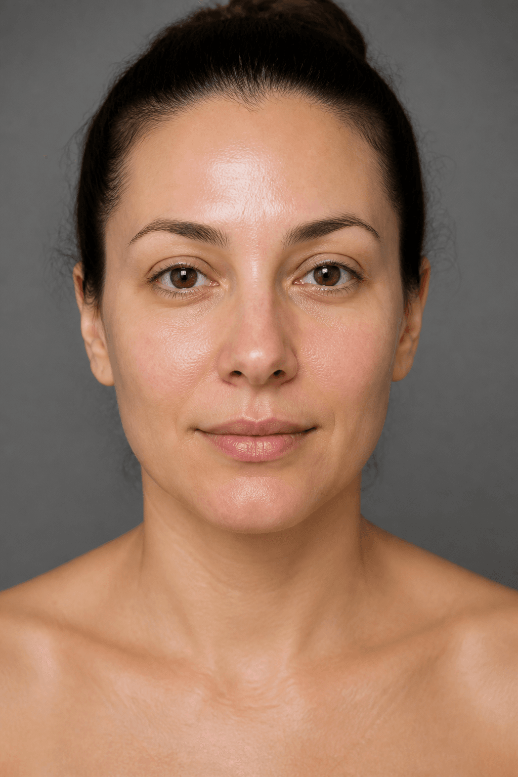 After facial treatment — illustrative example