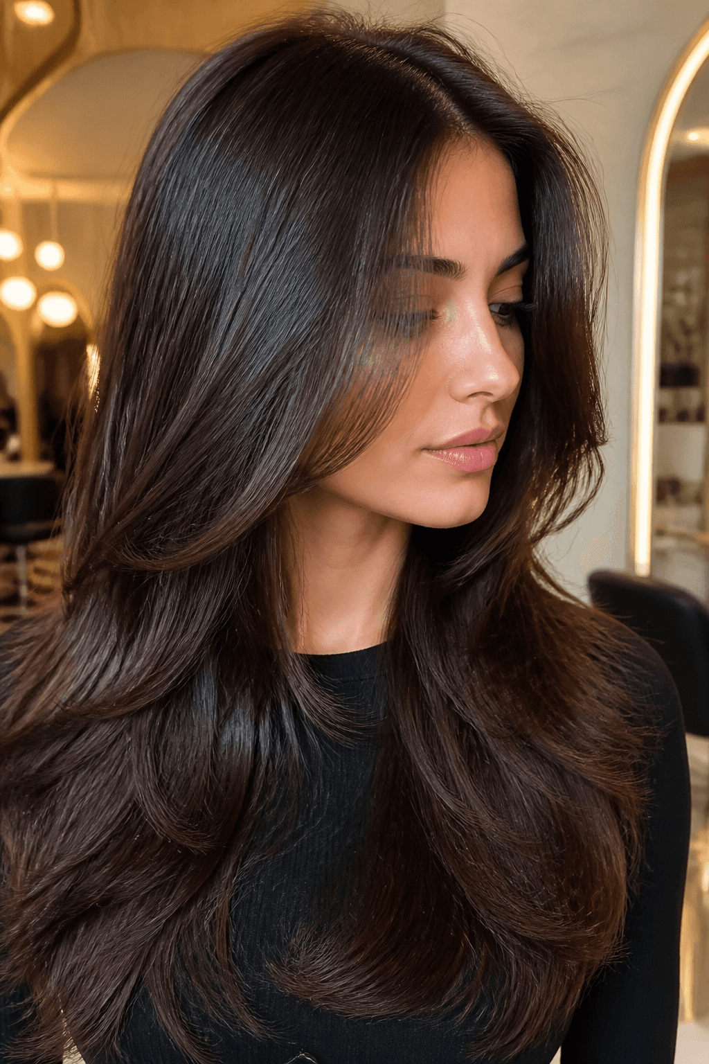 Long layered haircut with movement, Beauty And Thingz by Zuri