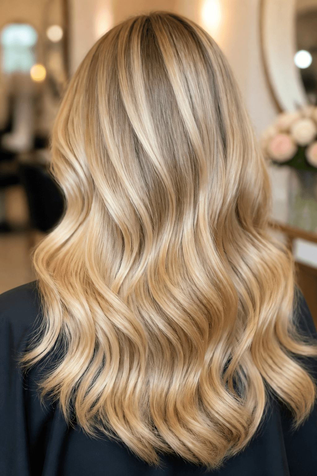 Soft blowout styling result at In-Style Hair&Nail, Little Ferry NJ