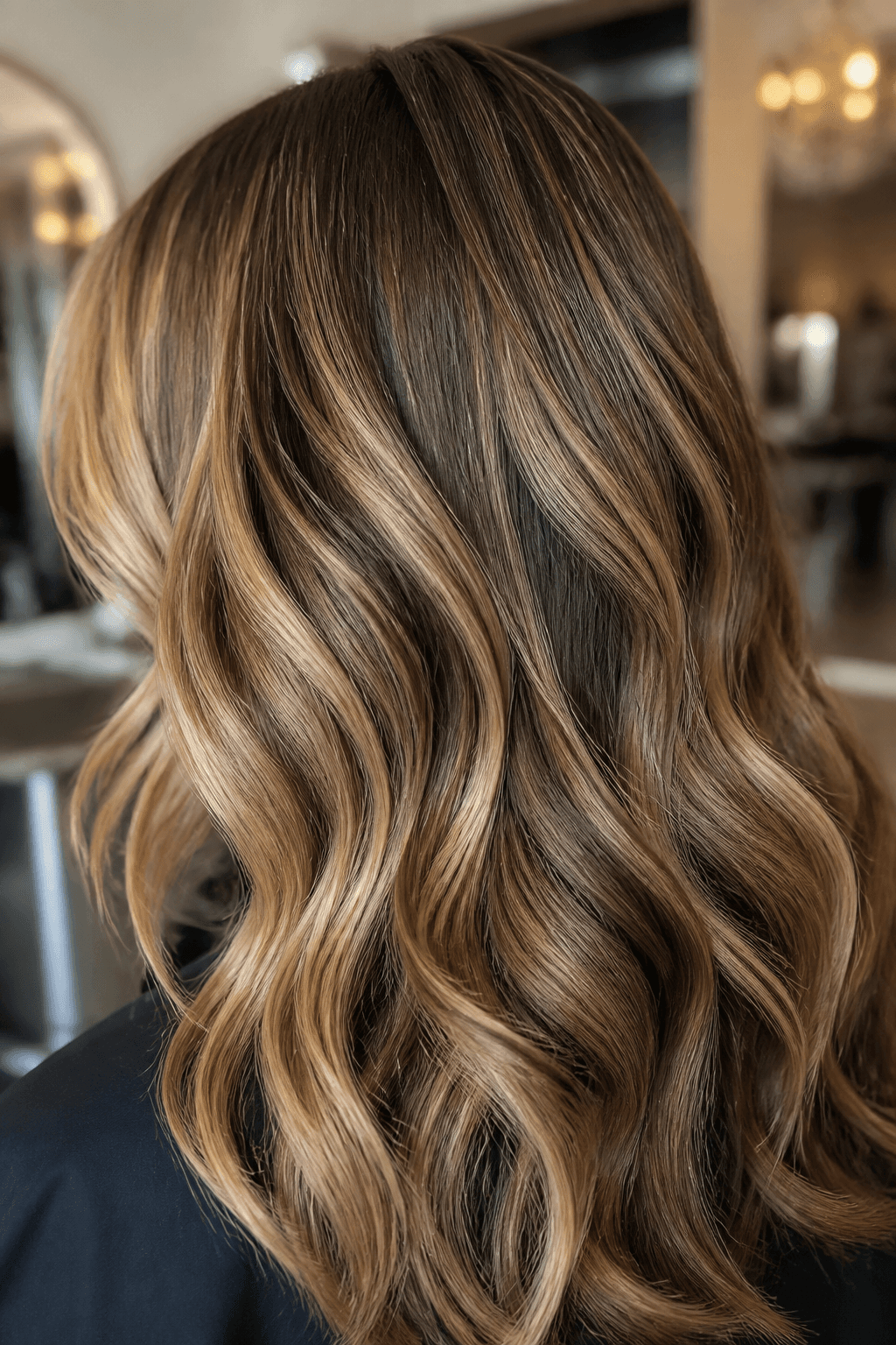 Dimensional balayage highlights result at In-Style Hair&Nail, Little Ferry NJ