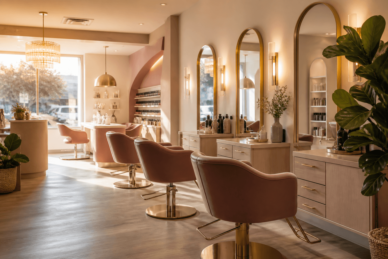 Clean, calm salon atmosphere at In-Style Hair&Nail in Little Ferry, NJ