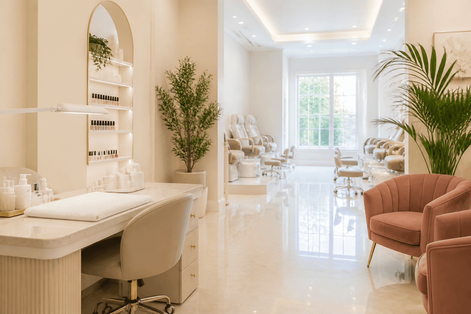 Placeholder clean, calm interior photo — replace with a real photo of In-Style Hair&Nail