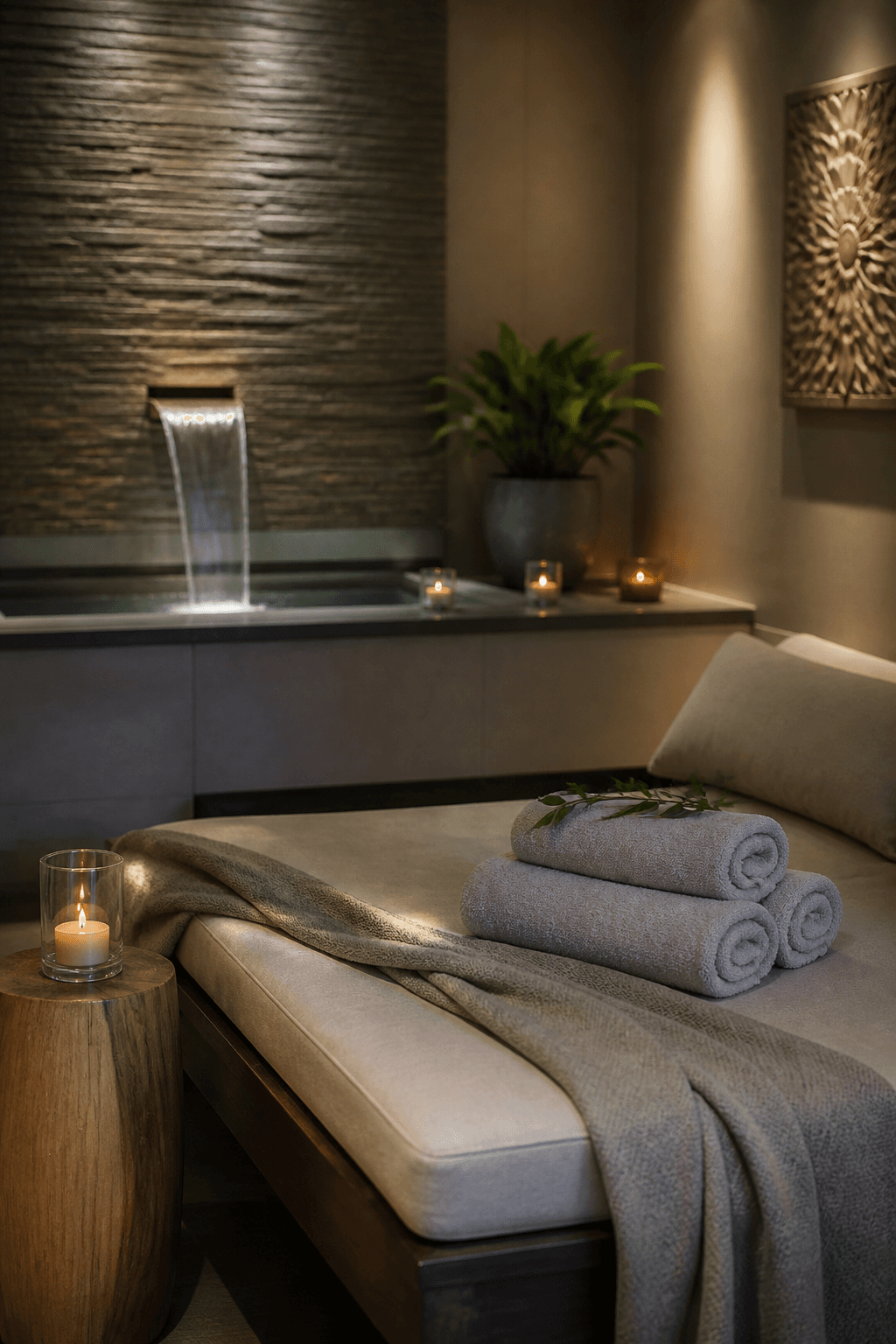 Spa relaxation nook, AMP Healthy Spa, Little Ferry NJ