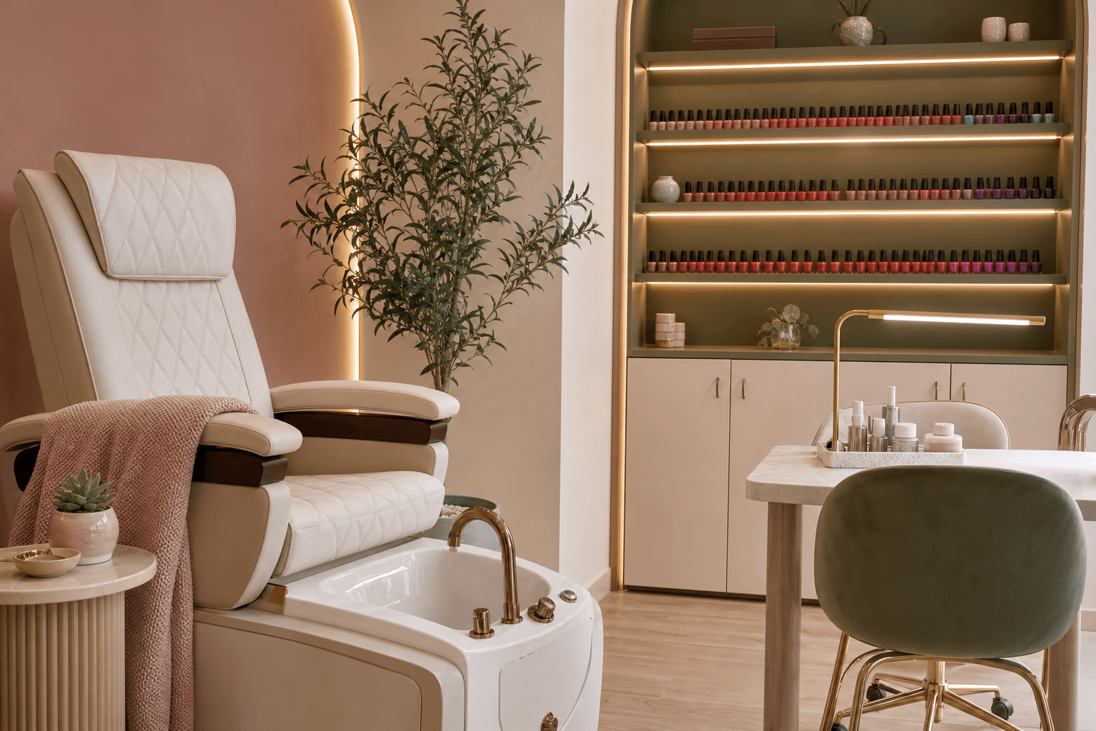 Placeholder photo of the salon space — replace with a real photo of In-Style Hair&Nail